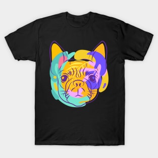 pop art pug Description T-Shirt